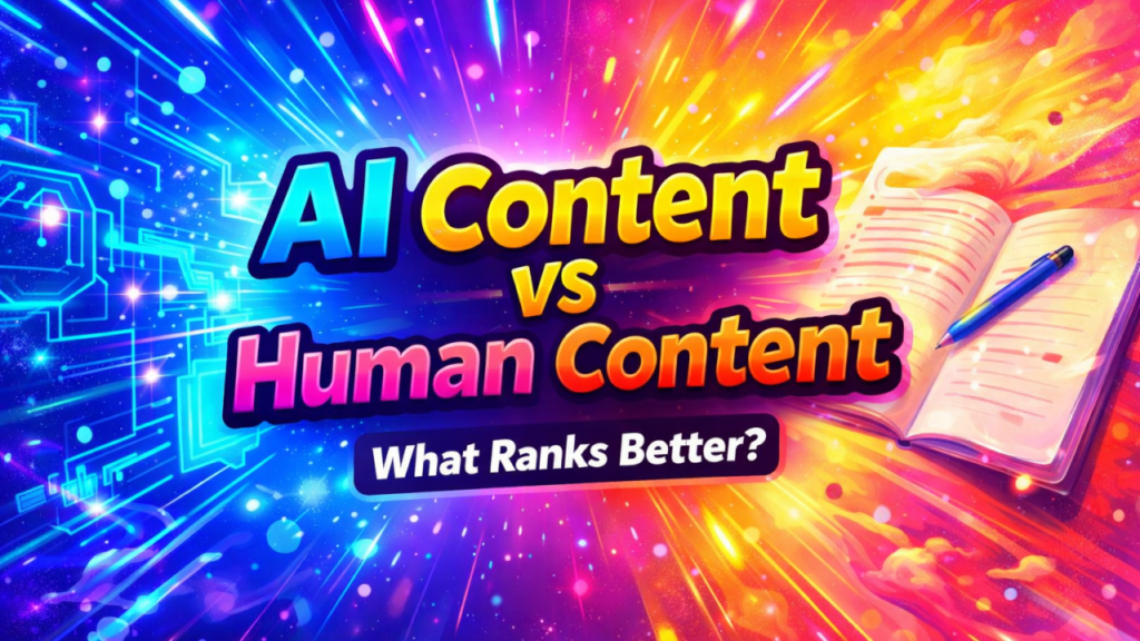 Human-Written vs AI Content: What Google Really Ranks Higher in 2026!