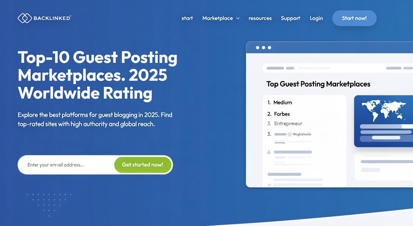 Top-10 Guest Posting Marketplaces. 2025 Worldwide Rating
