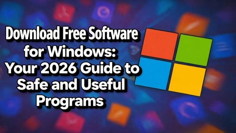 Download Free Software for Windows: Your 2026 Guide to Safe and Useful Programs