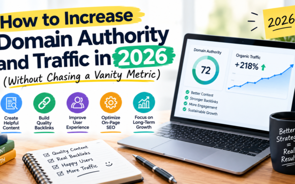 How to Increase Domain Authority and Traffic in 2026 (Without Chasing a Vanity Metric)