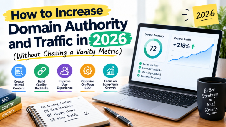 Increase Domain Authority in 2026